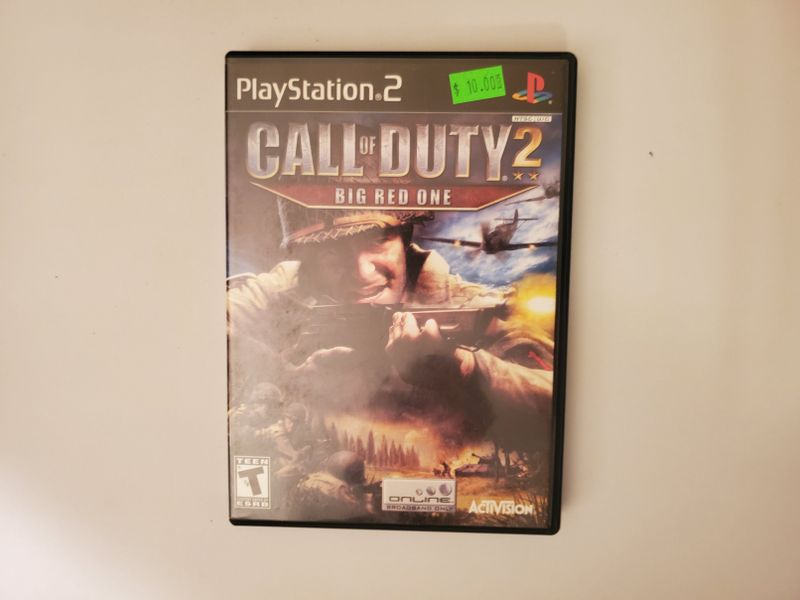 Sony PlayStation 2 Call of Duty 2 Big Red One video game