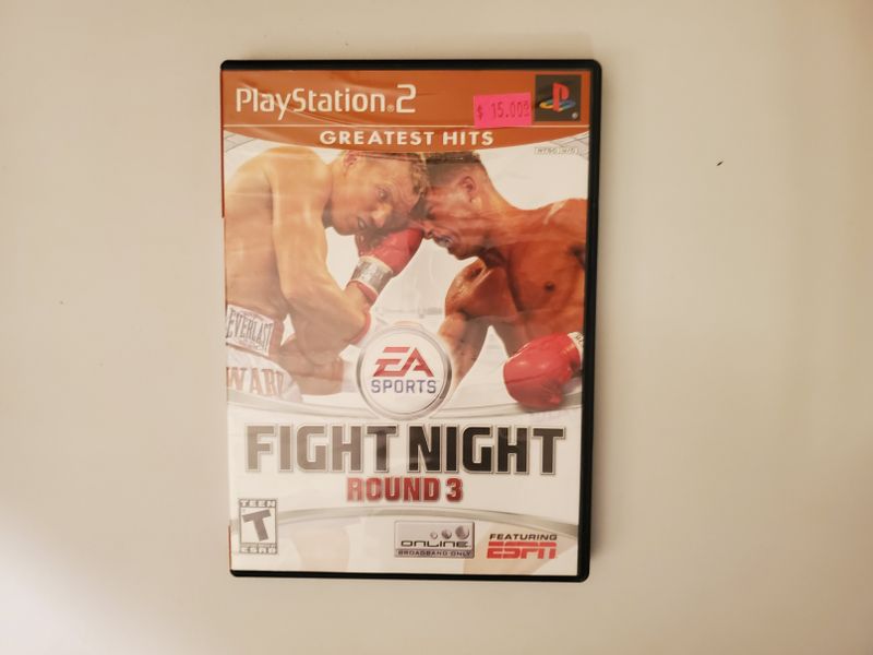 Sony Playstation 2 Fight Night Round 3 Greatest Hits video game