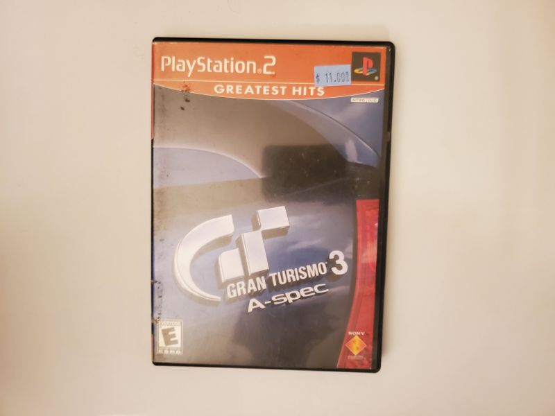 Sony PlayStation 2 Gran Turismo 3 A-Spec Greatest Hits video game