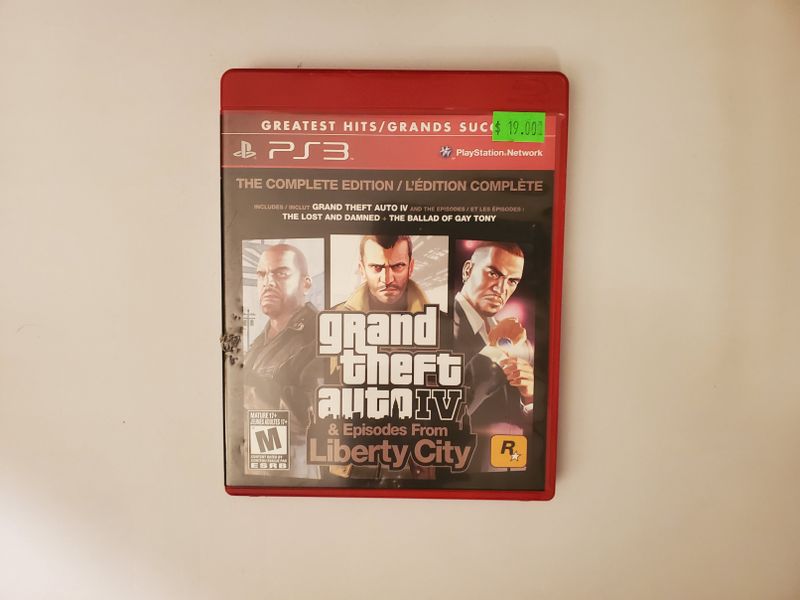 Sony Playstation 3 Grand Theft Auto IV & Episodes From Liberty City The Complete Edition Greatest Hits video game