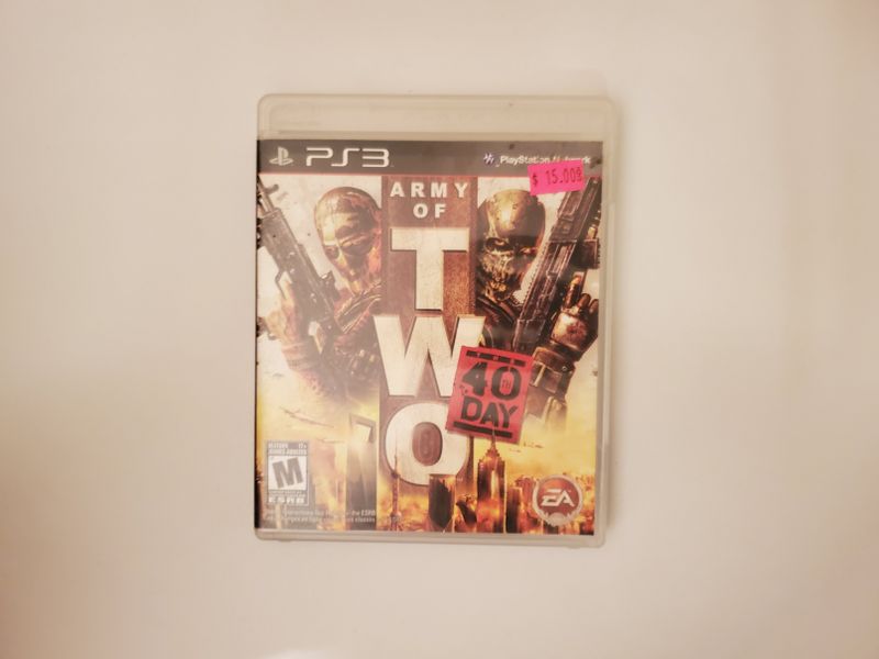 Sony Playstation 3 Army of Two 40th Day video game
