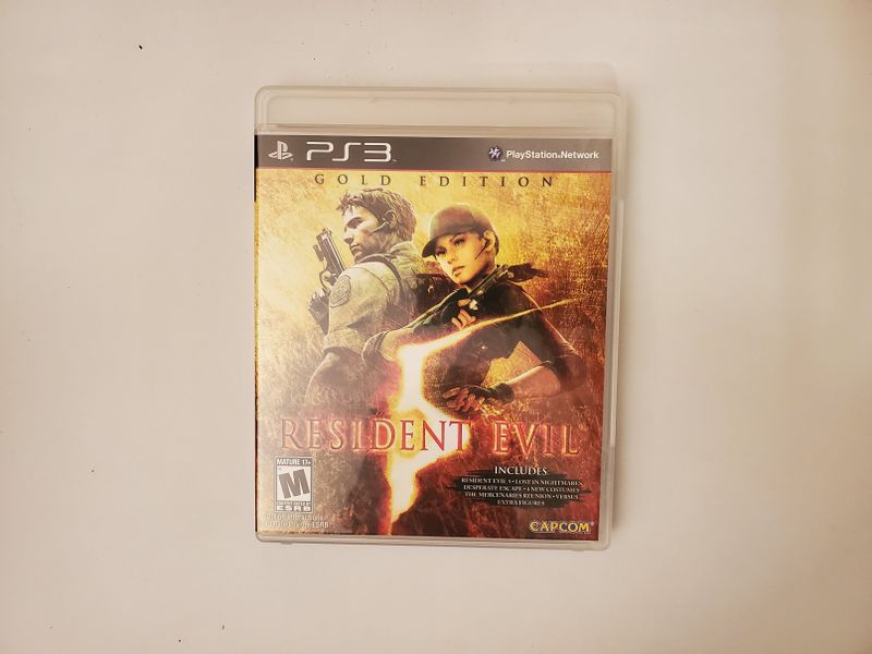 Sony PlayStation 3 Resident Evil 5 Gold Edition video game
