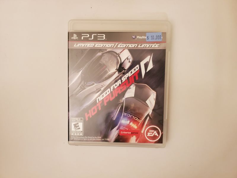 Sony PlayStation 3 Need For Speed Hot Pursuit Limited Edition video game