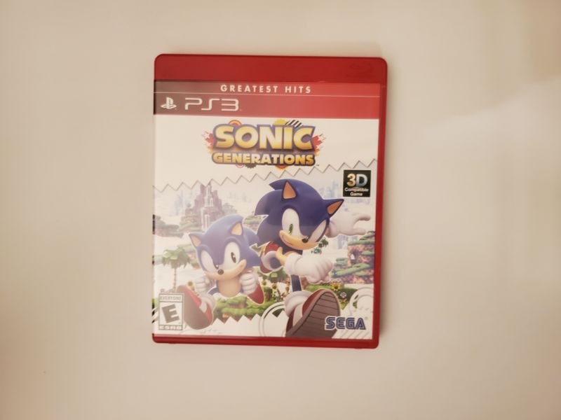 Sony Playstation 3 Sonic Generations Greatest Hits video game
