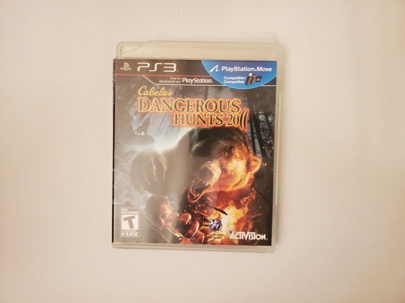 Sony PlayStation 3 Cabela's Dangerous Hunts 2011 video game