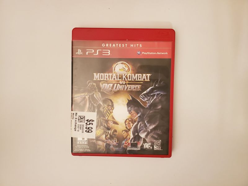 Sony PlayStation 3 Mortal Kombat vs DC Universe Greatest Hits video game