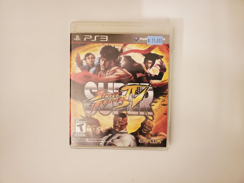 Sony Playstation 3 Super Street Fighter IV video game