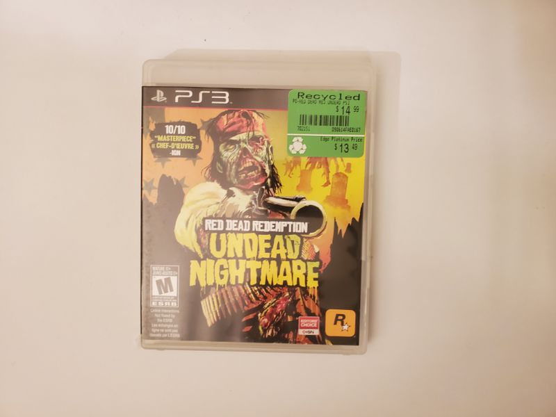 Sony PlayStation 3 Red Dead Redemption Undead Nightmare video game