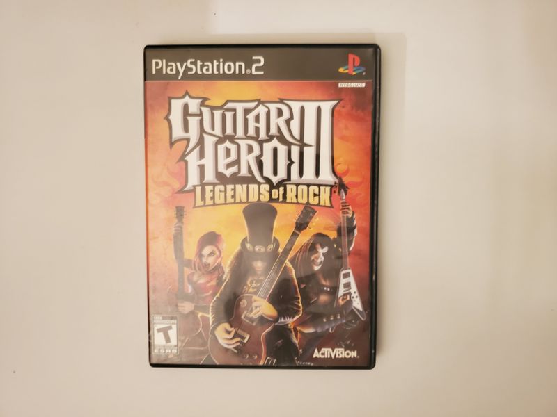 Sony PlayStation 2 Guitar Hero III Legends of Rock video game