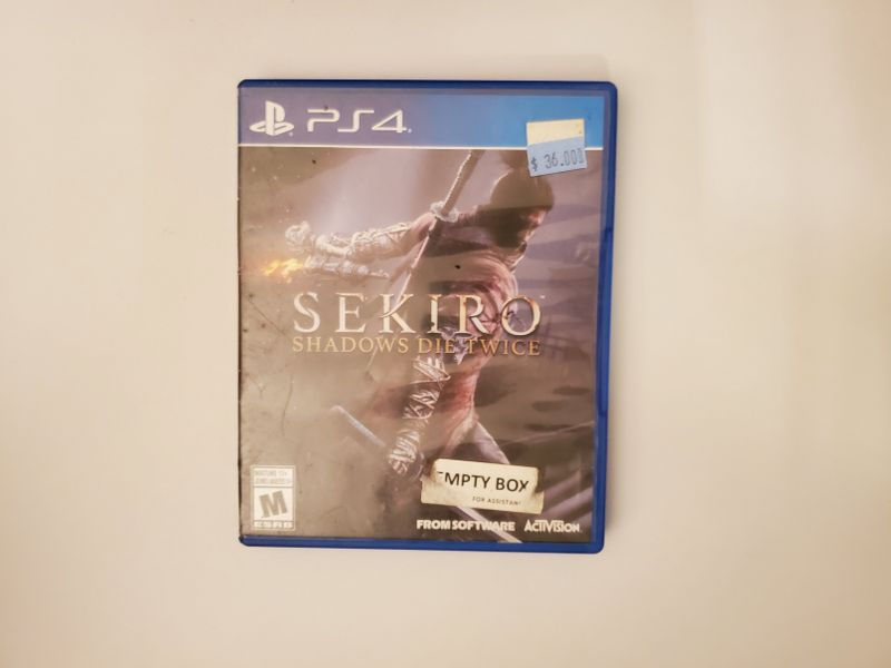 Sony PlayStation 4 Sekiro: Shadows Die Twice video game