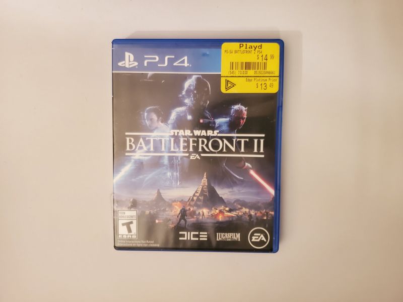 Sony Playstation 4 Star Wars Battlefront II video game