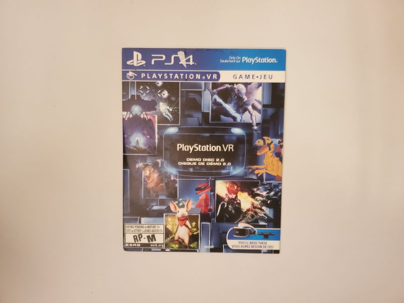 Sony PlayStation 4 PlayStation VR Demo Disc 2.0 video game