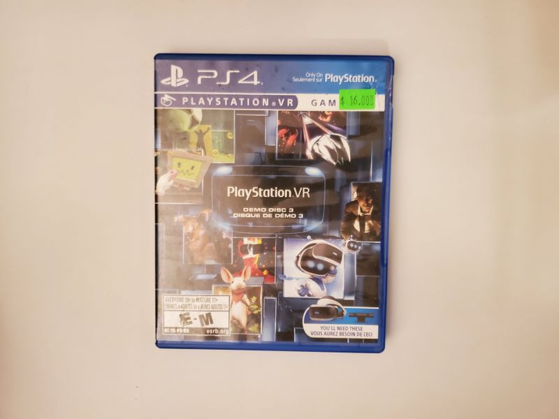 Sony PlayStation 4 PlayStation VR Demo Disc 3 video game