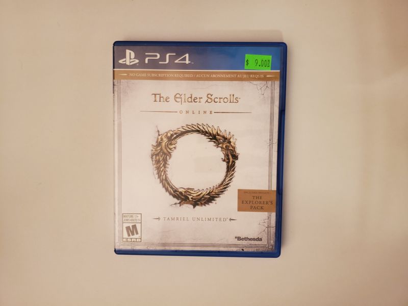 Sony PlayStation 4 The Elder Scrolls Online: Tamriel Unlimited video game