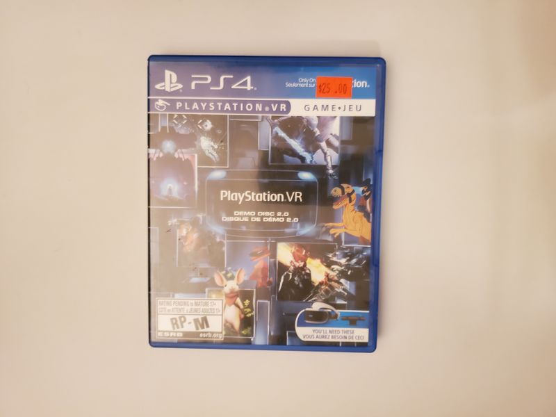 Sony PlayStation 4 PlayStation VR Demo Disc 2.0 video game