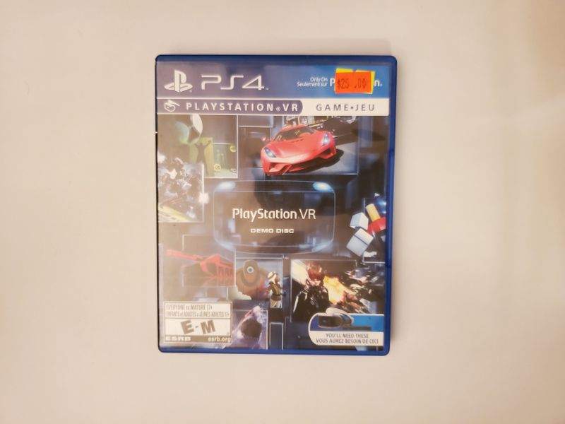 Sony PlayStation 4 PlayStation VR Demo Disc video game