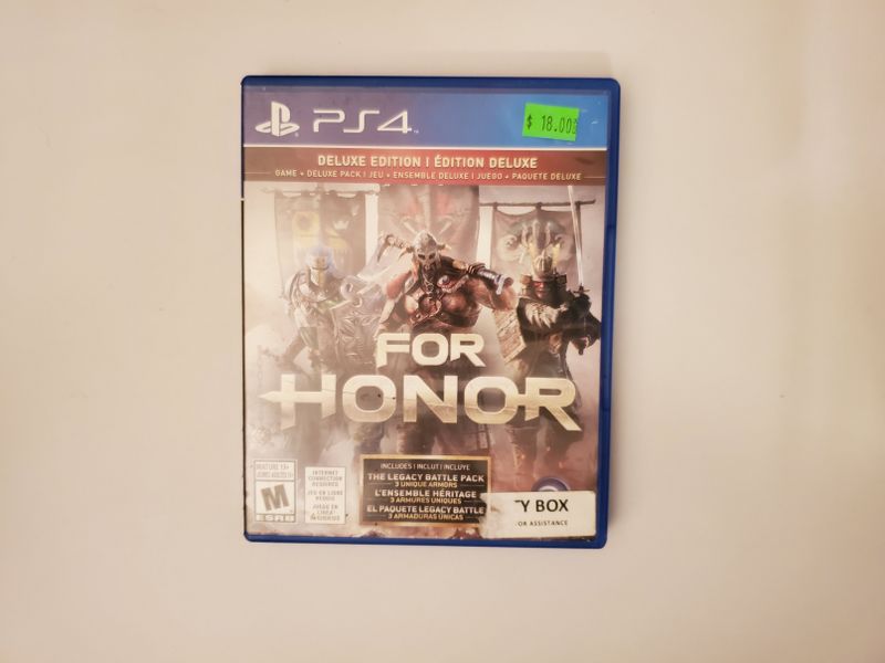 Sony PlayStation 4 For Honor Deluxe Edition video game
