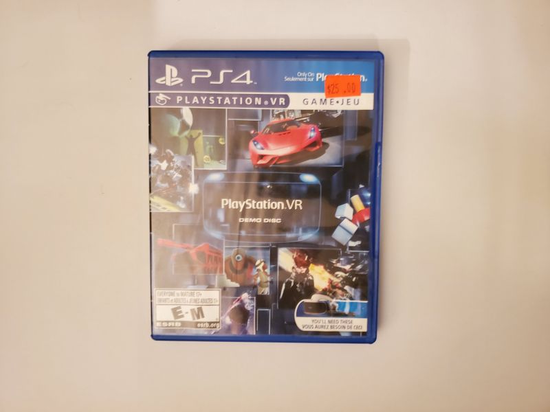 Sony PlayStation 4 PlayStation VR Demo Disc video game