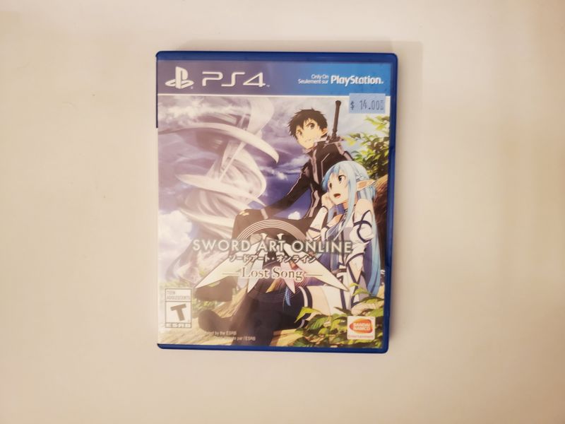 Sony Playstation 4 Sword Art Online Lost Song video game