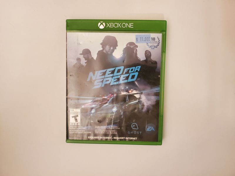 Microsoft Xbox One Need for Speed video game