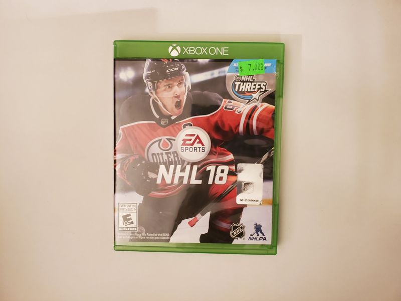 Microsoft Xbox One NHL 18 video game