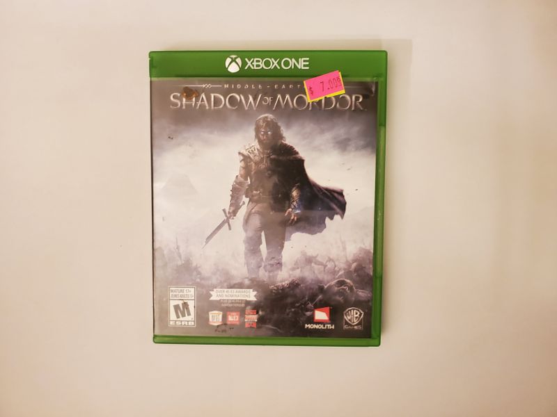Microsoft Xbox One Middle Earth: Shadow of Mordor video game