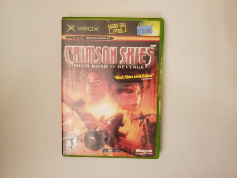 Microsoft Xbox Crimson Skies High Road to Revenge video game