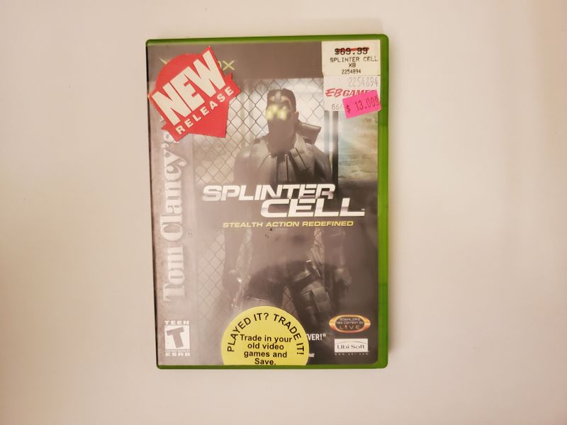Microsoft Xbox Tom Clancy's Splinter Cell video game