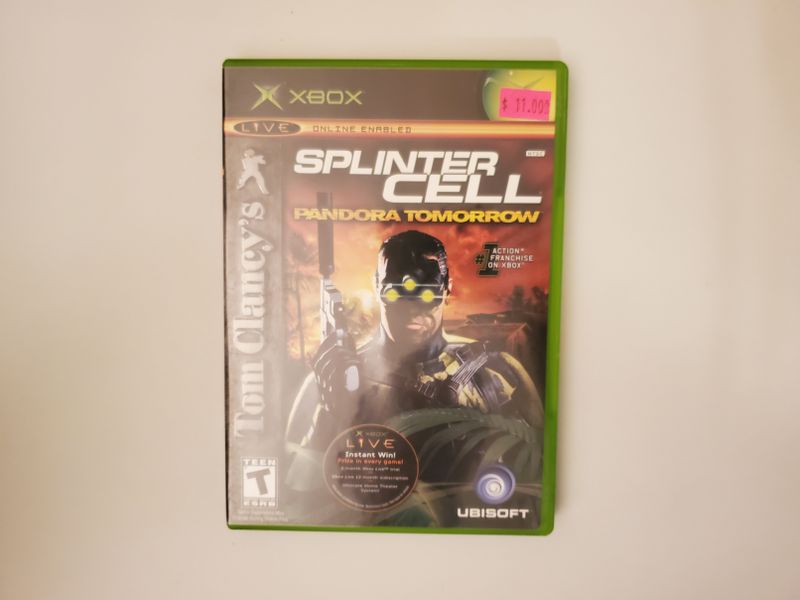 Microsoft Xbox Tom Clancy's Splinter Cell: Pandora Tomorrow video game