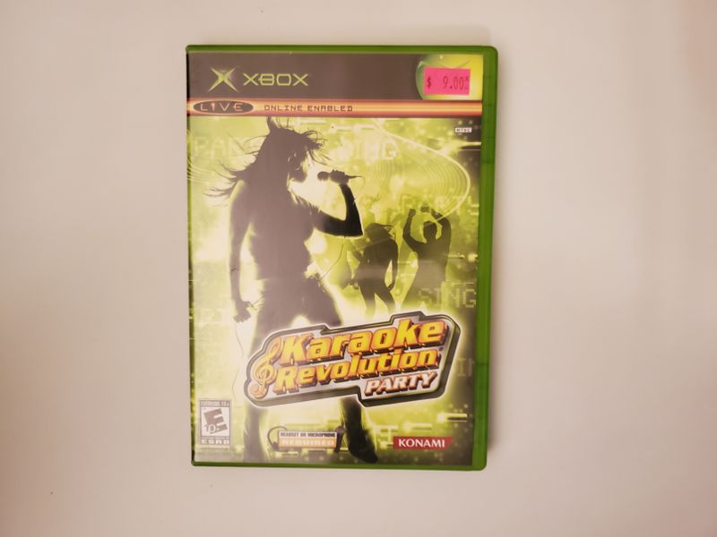 Microsoft Xbox Karaoke Revolution Party video game