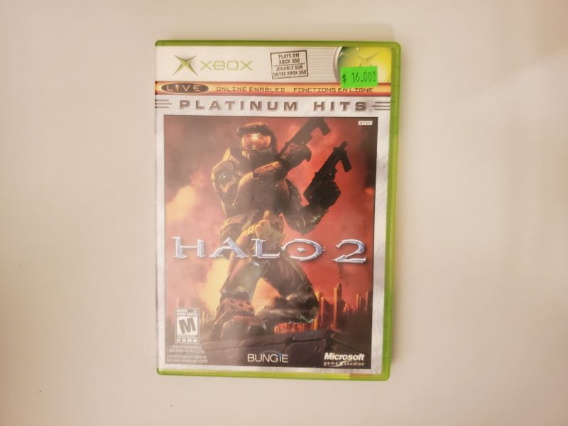 Microsoft Xbox Halo 2 Platinum Hits video game