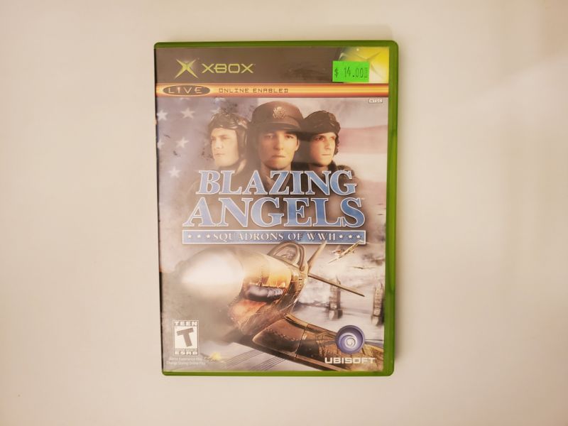 Microsoft Xbox Blazing Angels Squadrons of WWII video game