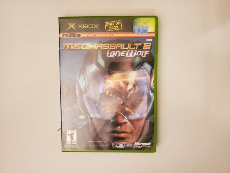 Microsoft Xbox Mechassault 2 Lone Wolf video game