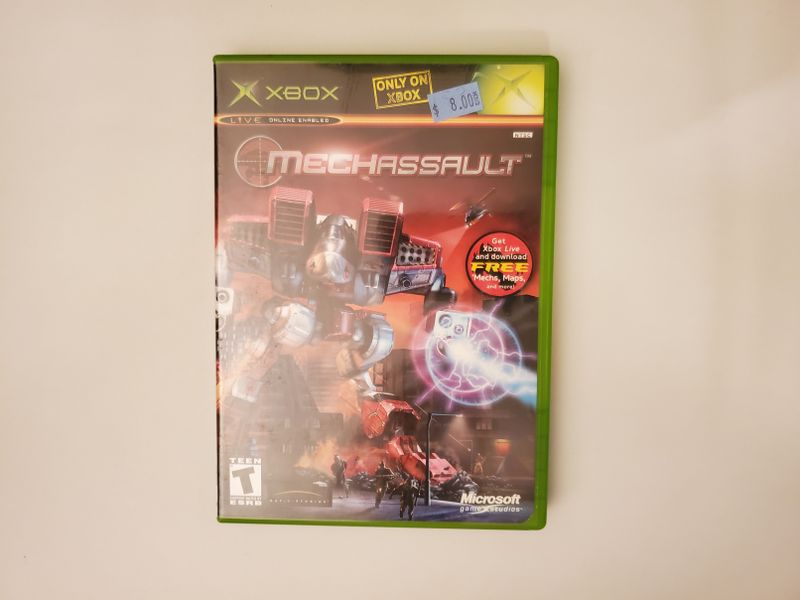 Microsoft Xbox Mechassault video game
