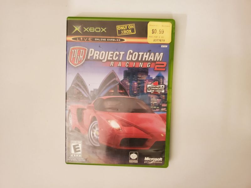 Microsoft Xbox Project Gotham Racing 2 video game