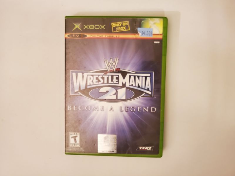 Microsoft Xbox Wrestlemania 21 Become A Legend video game