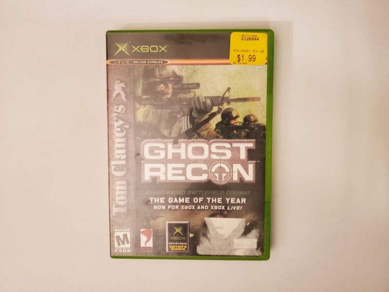 Microsoft Xbox Tom Clancy's Ghost Recon, The Game of the Year video game