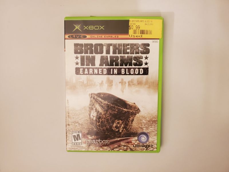 Microsoft Xbox Brothers in Arms Earned in Blood video game