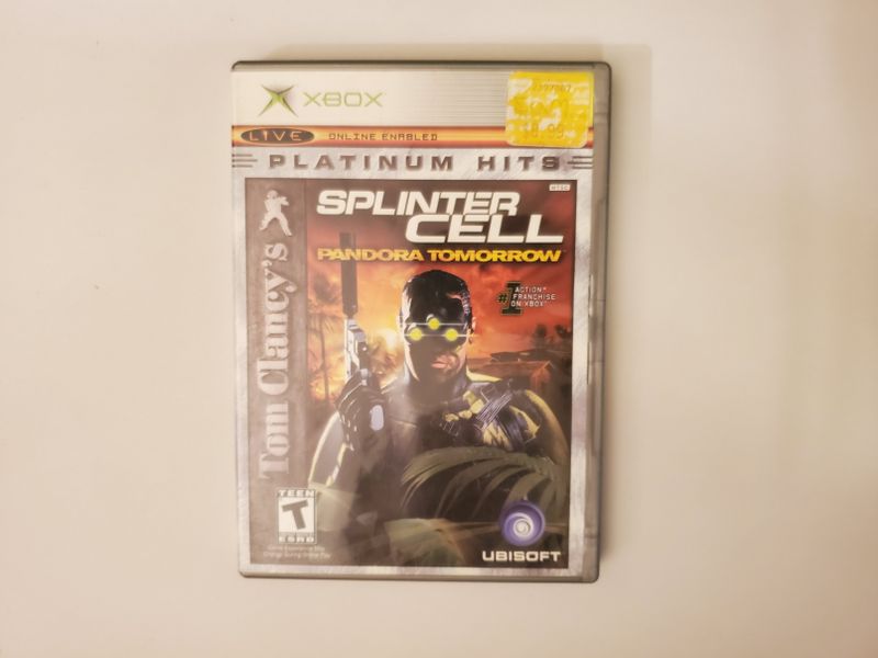 Microsoft Xbox Tom Clancy's Splinter Cell: Pandora Tomorrow Platinum Hits video game