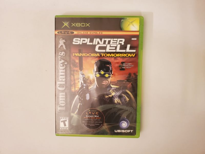 Microsoft Xbox Tom Clancy's Splinter Cell: Pandora Tomorrow video game