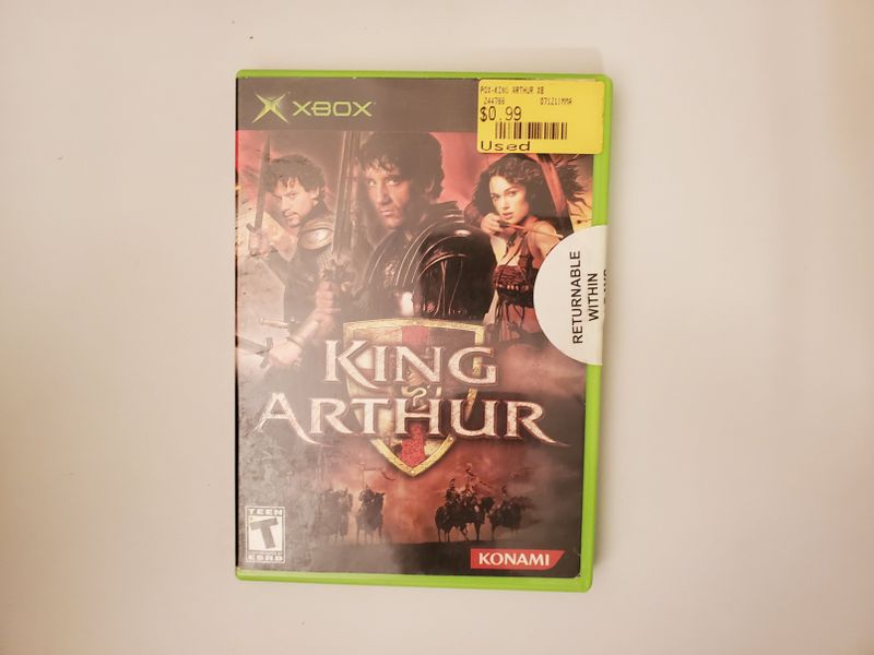 Microsoft Xbox King Arthur video game