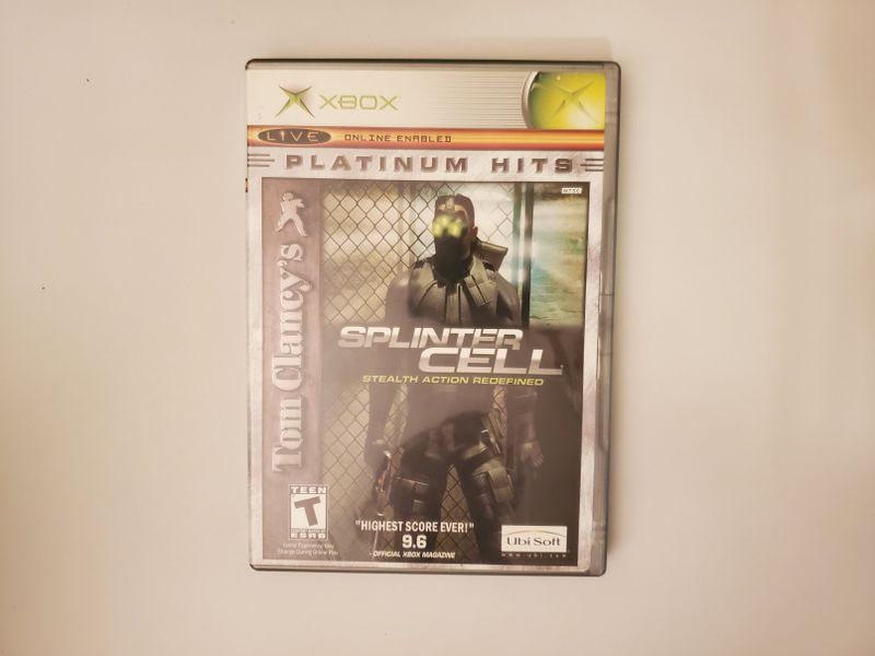 Microsoft Xbox Tom Clancy's Splinter Cell: Platinum Hits video game