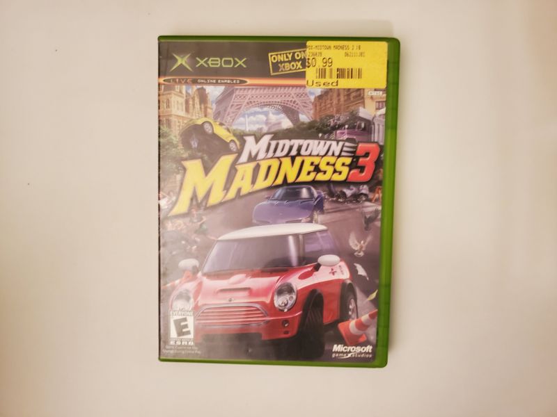 Microsoft Xbox Midtown Madness 3 video game