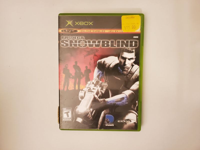 Microsoft Xbox Project Snowblind video game