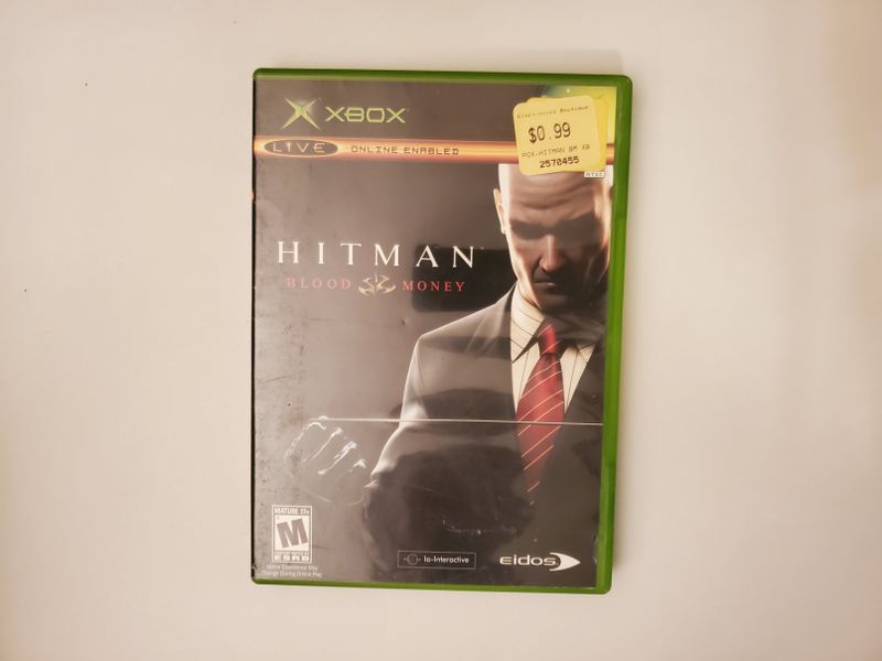 Microsoft Xbox Hitman Blood Money video game