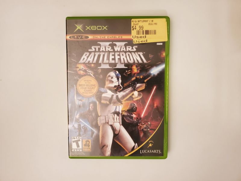 Microsoft Xbox Star Wars Battlefront II video game