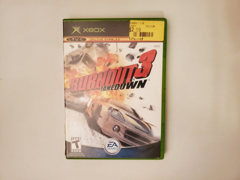 Microsoft Xbox Burnout 3 Takedown video game