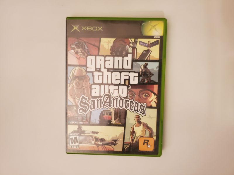Microsoft Xbox Grand Theft Auto San Andreas video game