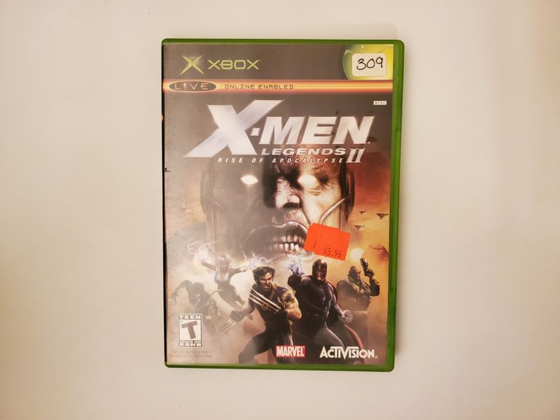 Microsoft Xbox X-Men Legends II Rise of Apocalypse video game