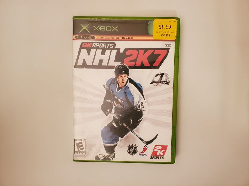 Microsoft Xbox NHL 2K7 video game